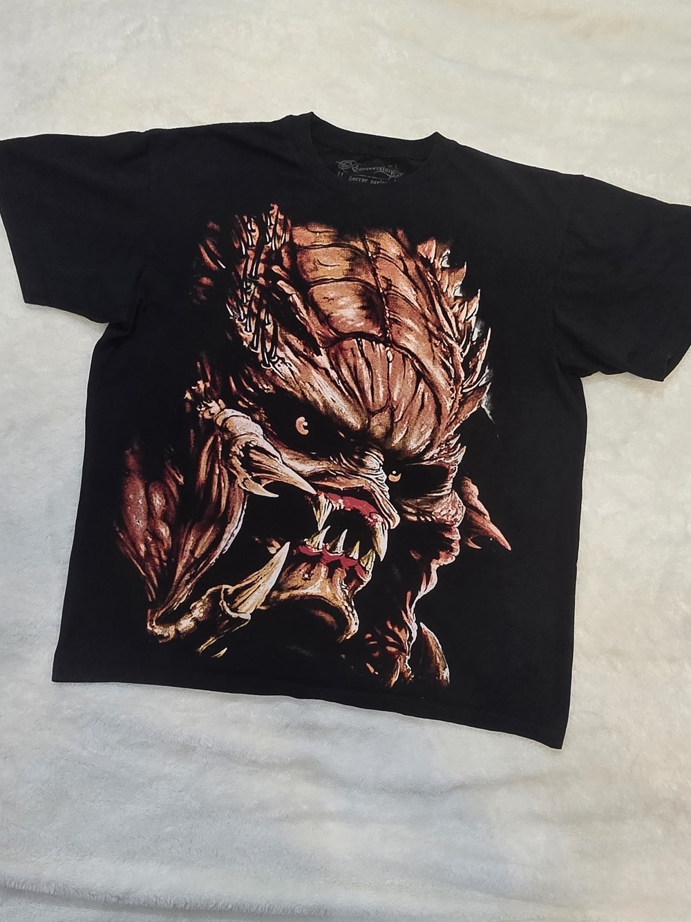 Resurrección Predator Graphic T Shirt Mens XL Horror Series Black Tee